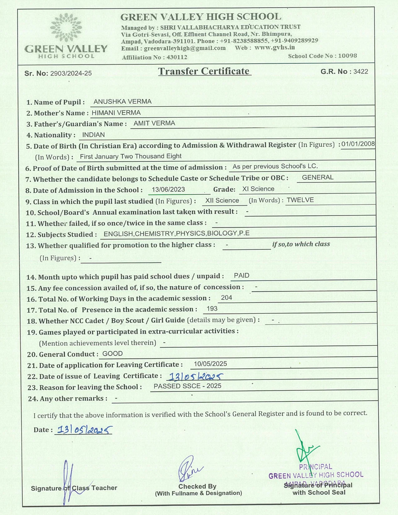 3422 - Anushka Verma