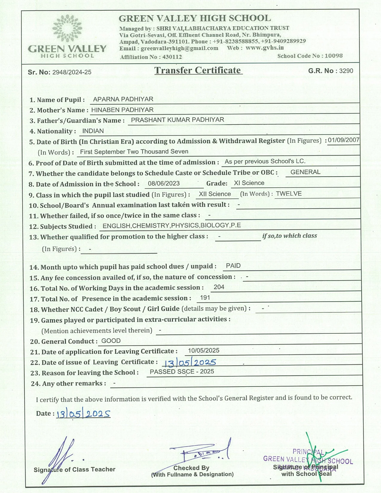 3290 - Aparna Padhiyar