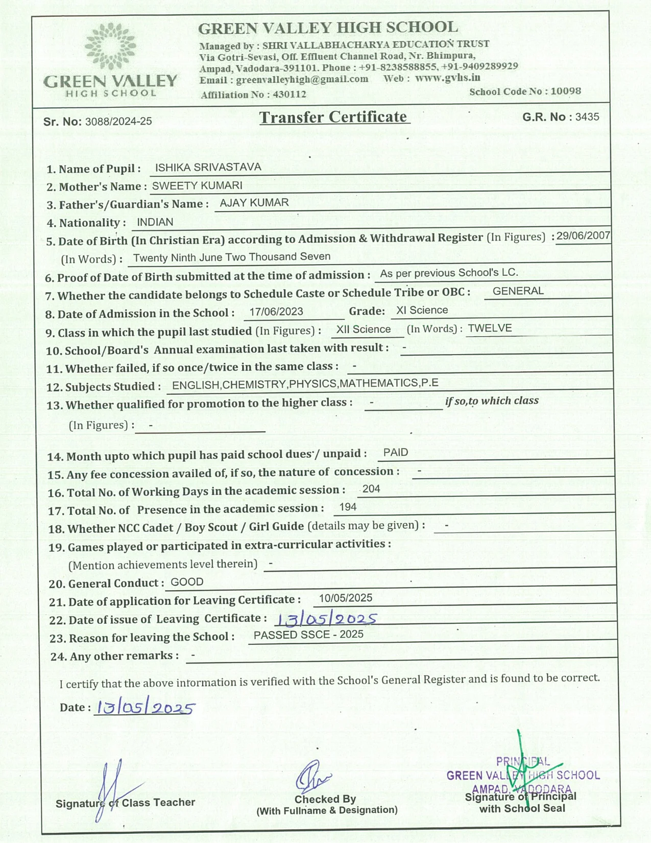 3435 - Ishika Srivastava