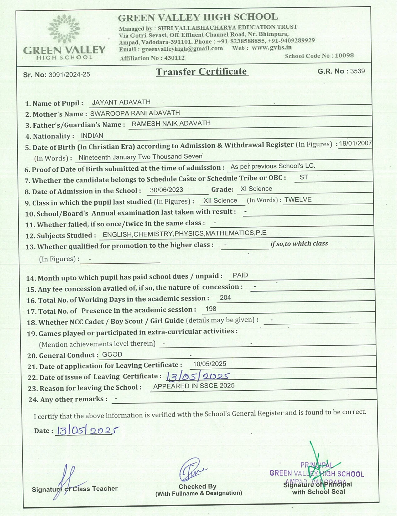 3539 - Jayant Adavath