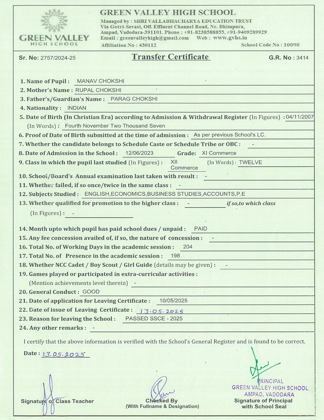 3414 - Manav Chokshi