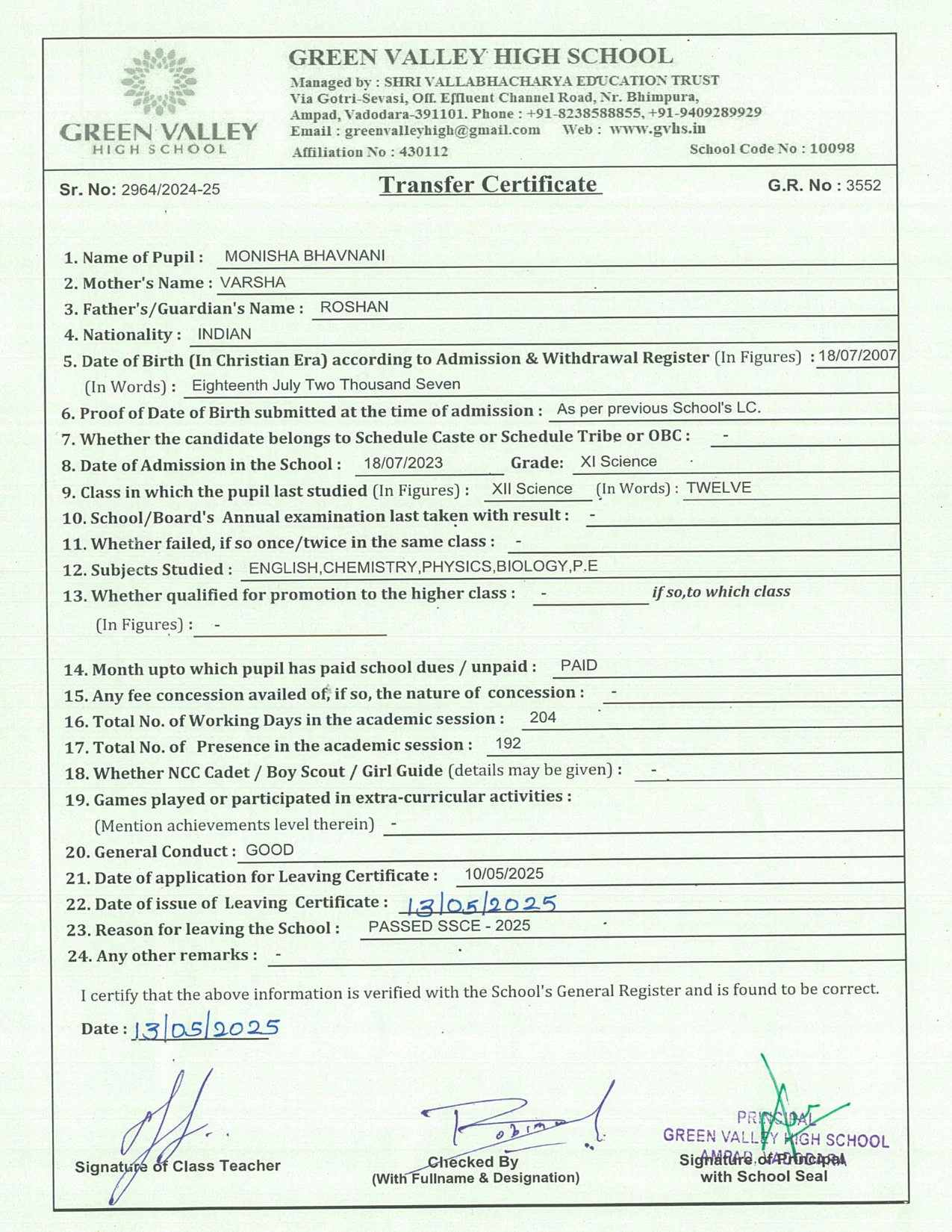 3552 - Monisha Bhavnani