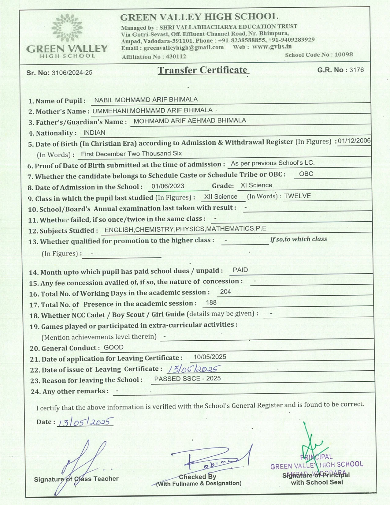 3176 - Nabil Bhimala