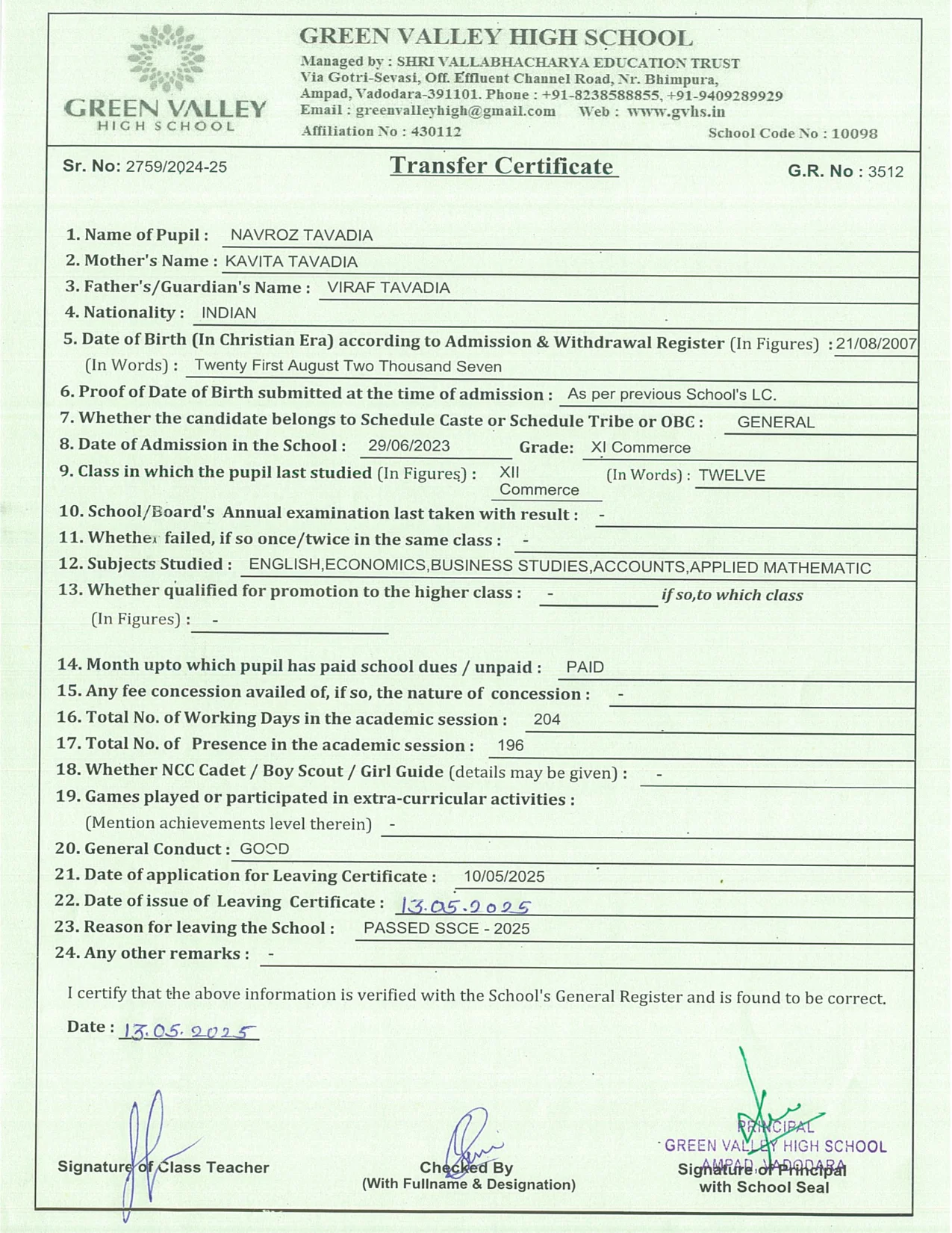 3512 - Navroz Tavadia