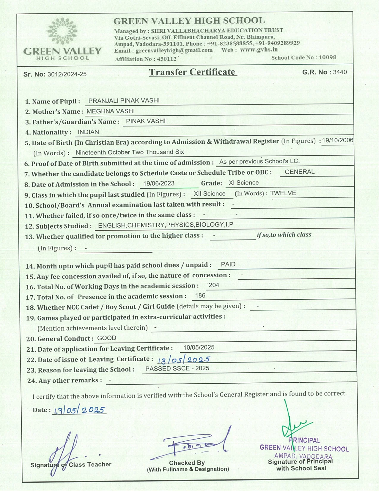 3440 - Pranjali Vashi