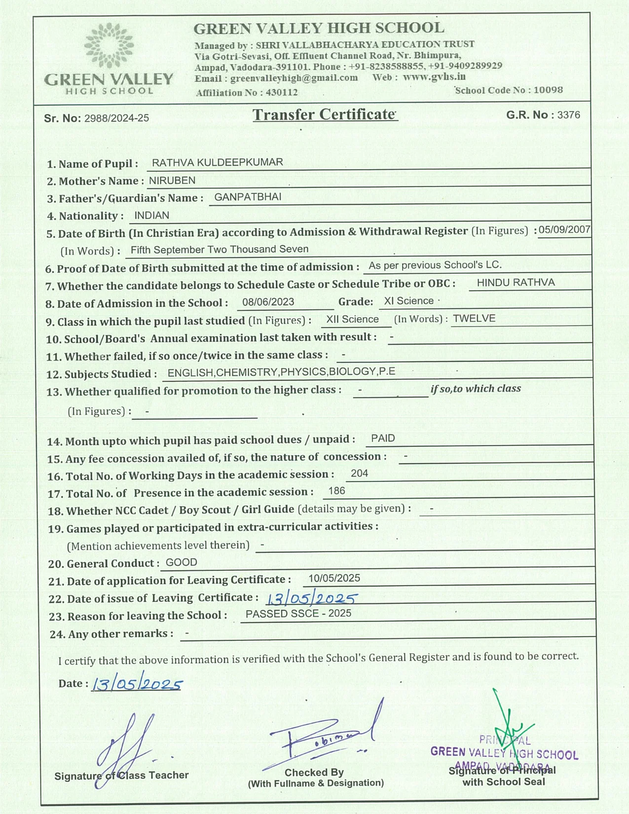 3376 - Rathva Kuldeepkumar