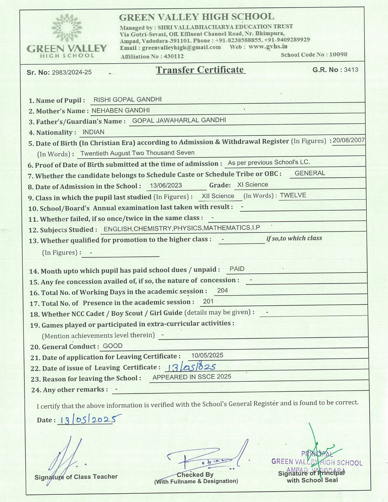 3413 - Rishi Gopal Gandhi