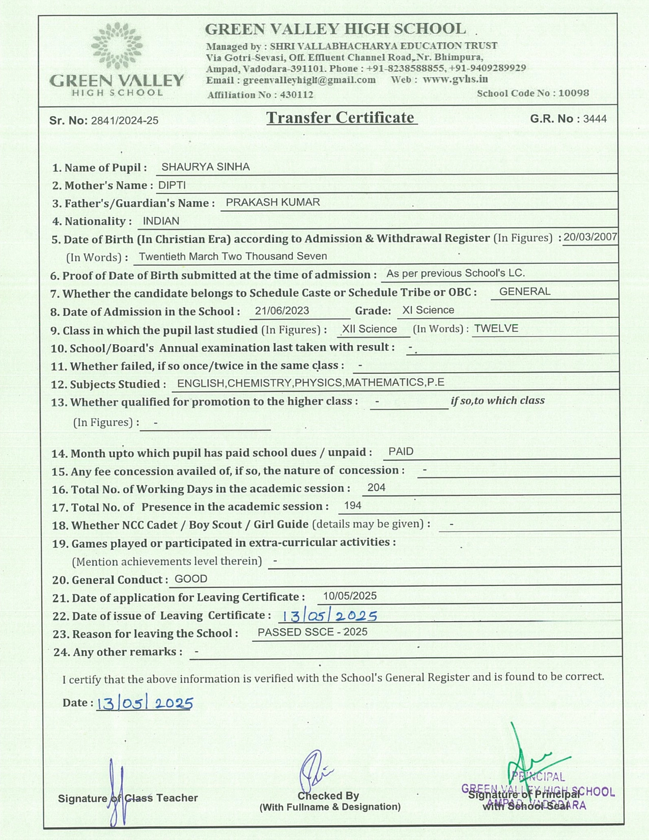 3444 - Shaurya Sinha