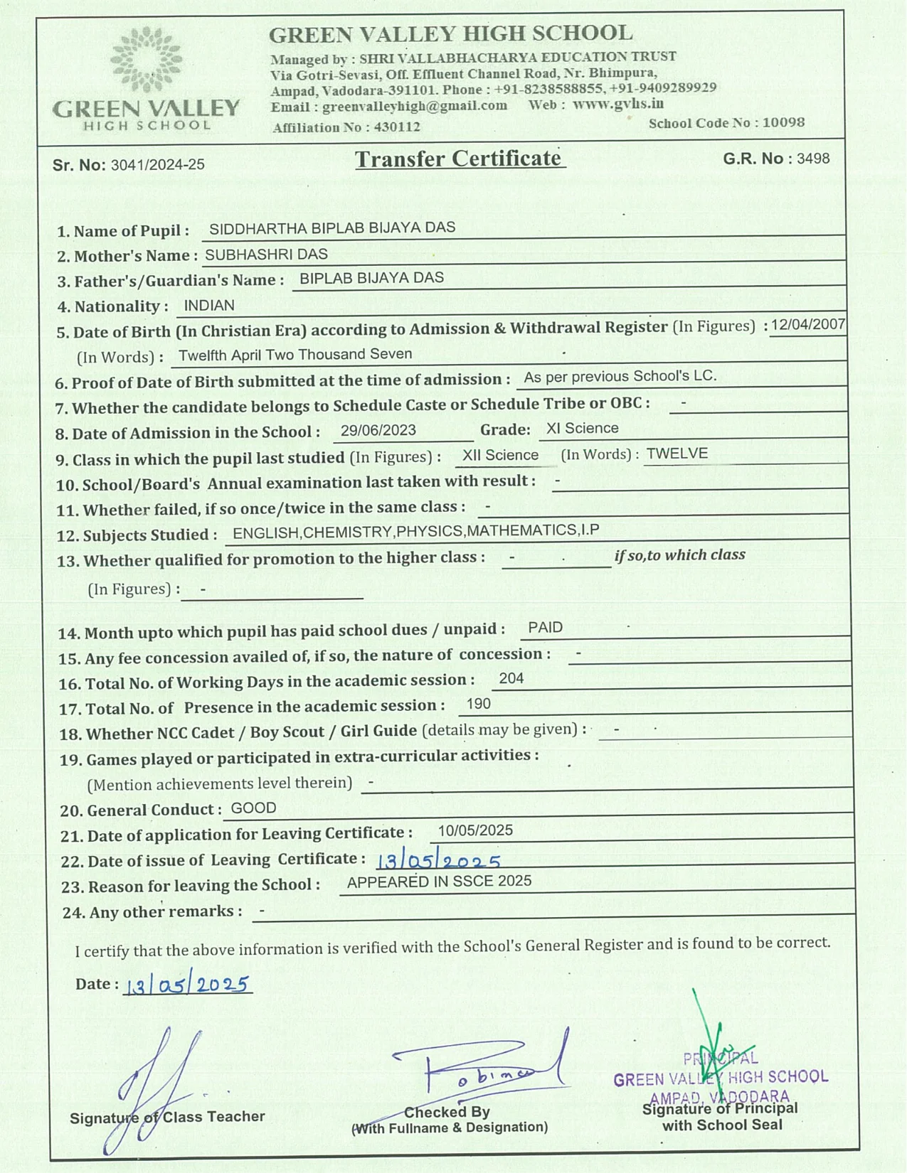 3498 - Siddhartha Das